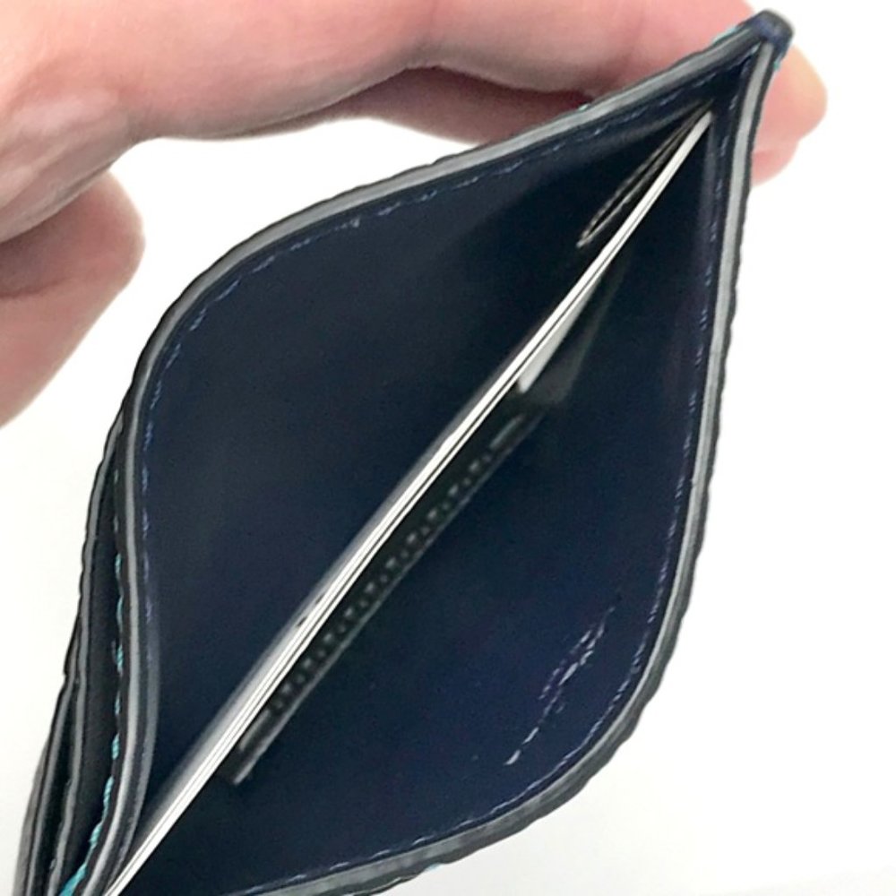 COACH Flat Card Case With Lightning Bolts … - Picture 5 of 5